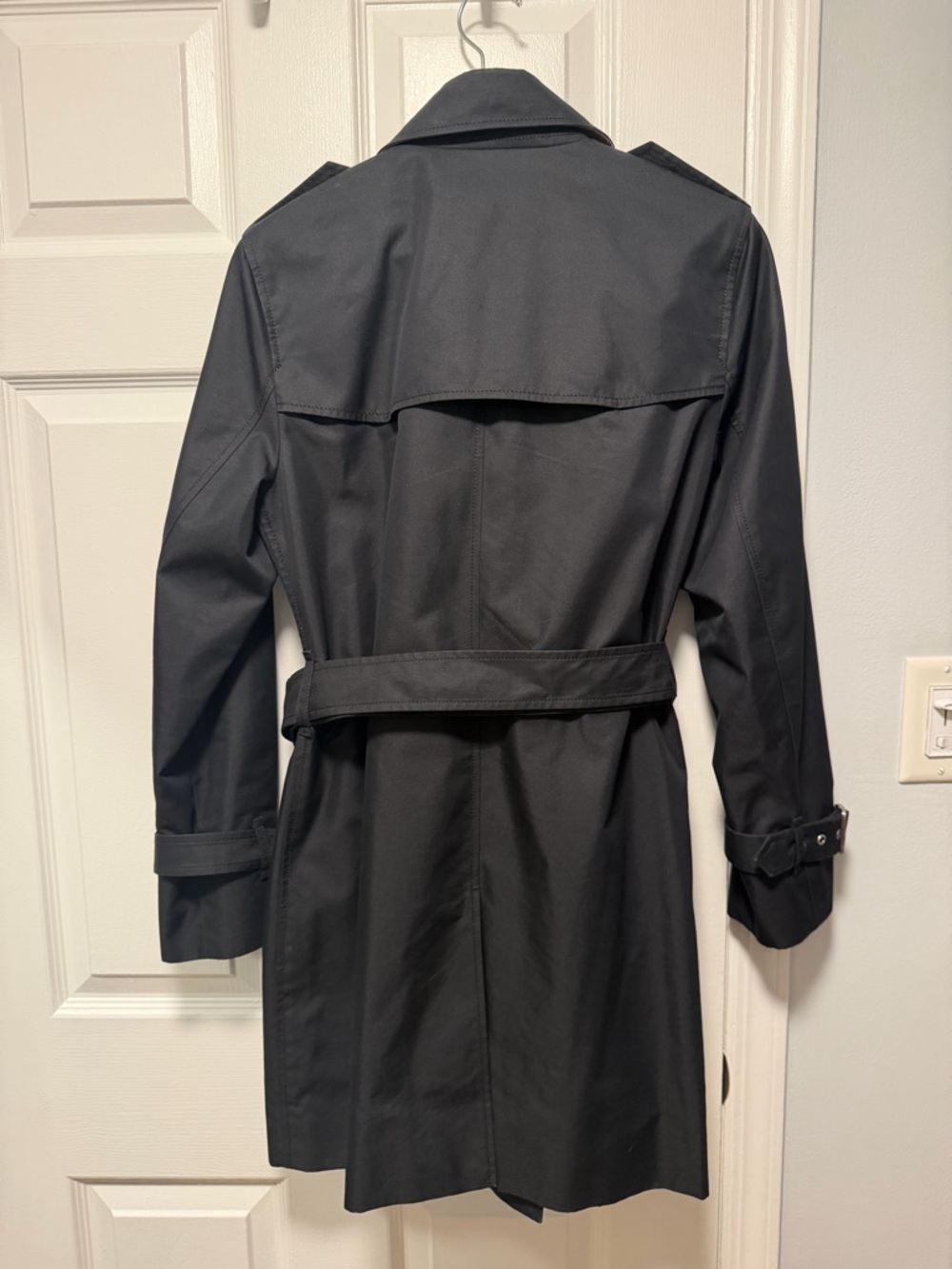 Coach Black The Trench Coat with Signature Lining - Picture 7 of 9